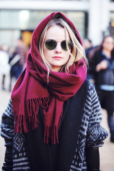 Yes, another excuse not to  fix your hair. Although winter is coming to an end, wrap up in a silk scarf and shades for a fashion forward down day.