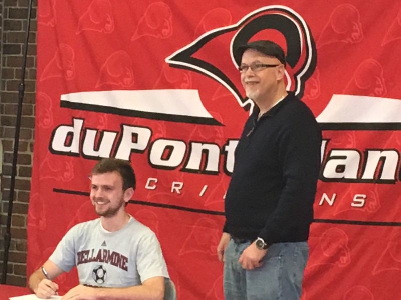 Andrew Hagan signed to play soccer at Bellarmine University. Photo by Jack Grossman