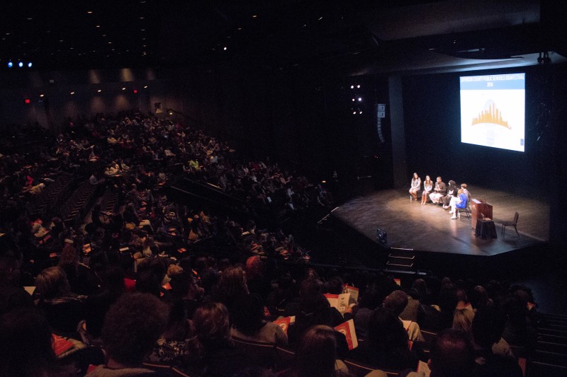 JCPS take the stage of the 2016 district-wide Ideafestival, held at the Kentucky Science Center. Photo by Josh Jean-Marie.